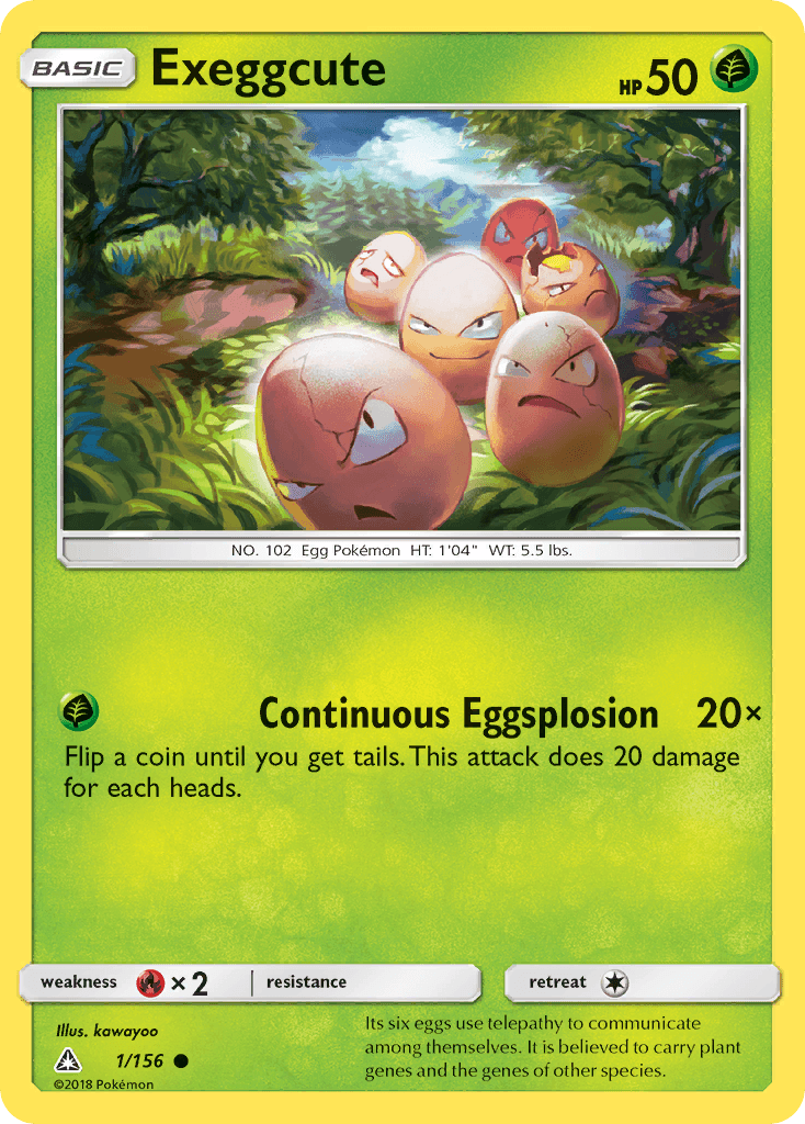 Exeggcute, carta 1 de Ultra Prism