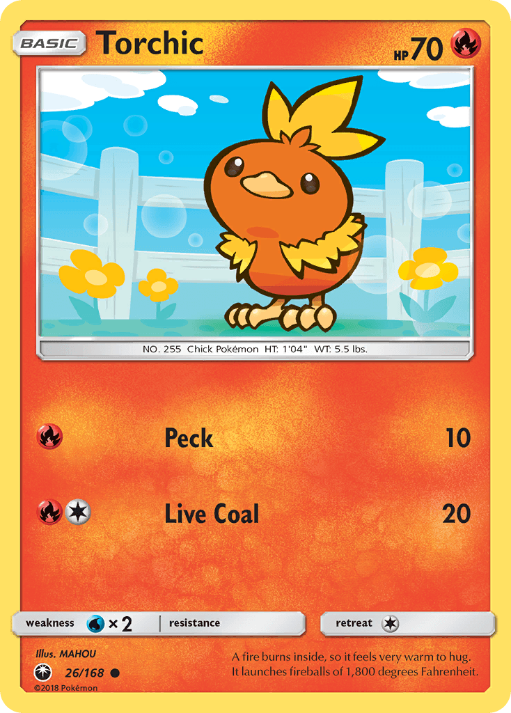 Torchic, carta 26 de Celestial Storm