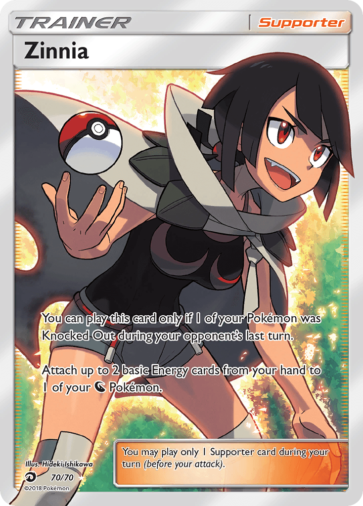 Zinnia, carta 70 de Dragon Majesty