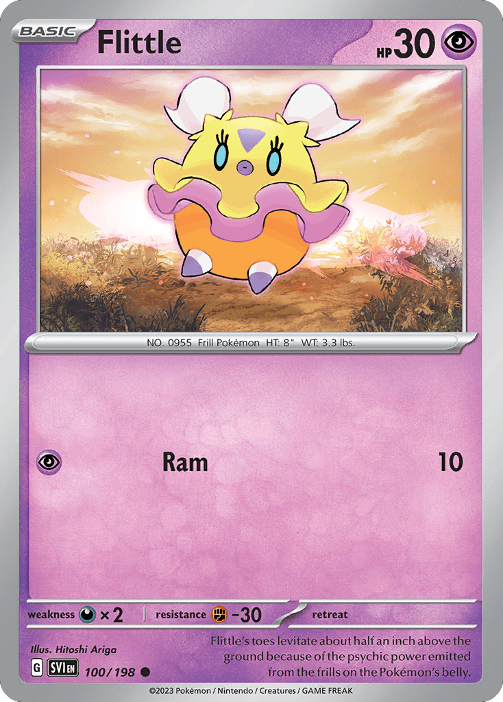 Flittle, carta 100 de Scarlet & Violet