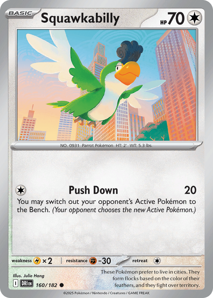 Squawkabilly, carta 160 de Destined Rivals