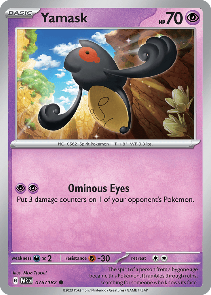 Yamask, carta 075 de Paradox Rift