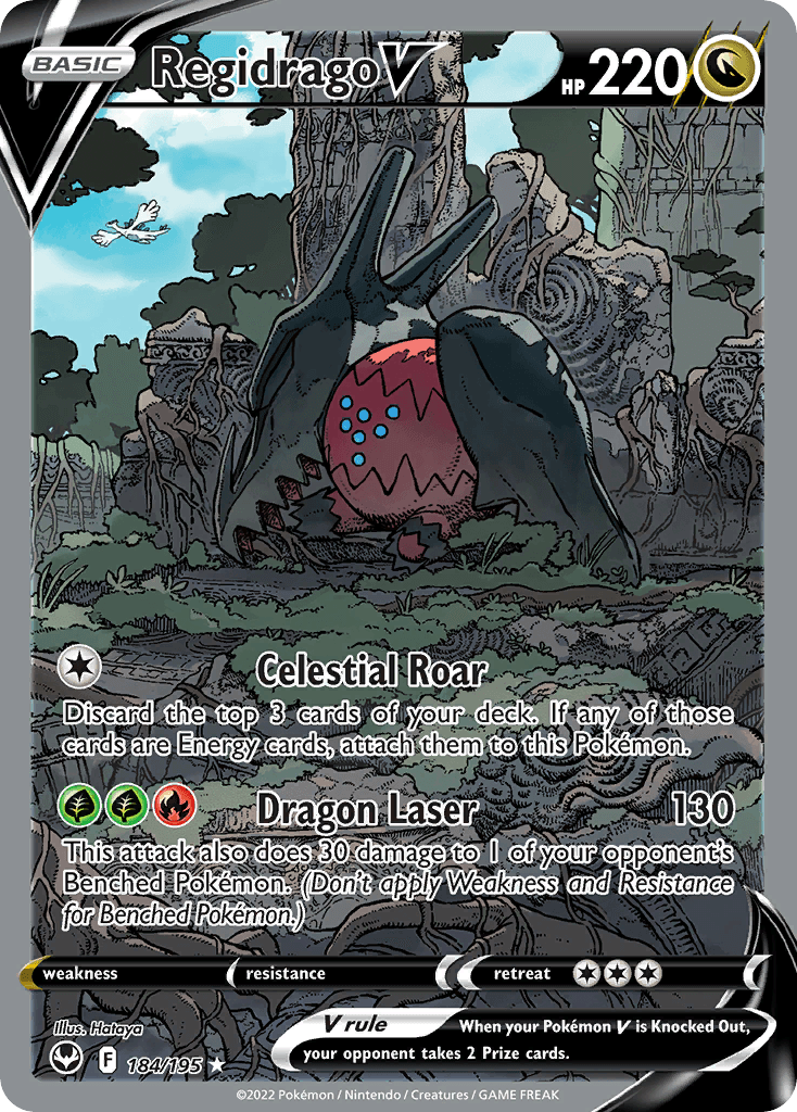 Regidrago V, carta 184 de Silver Tempest