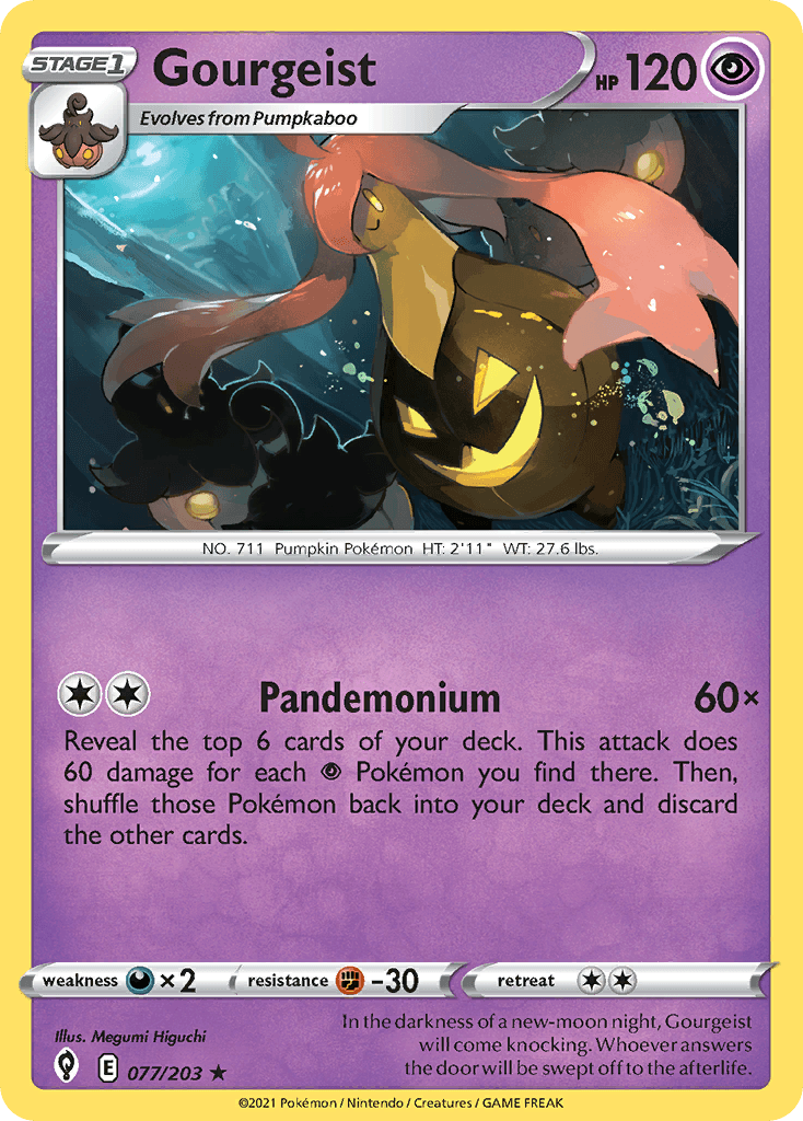 Gourgeist, carta 77 de Evolving Skies